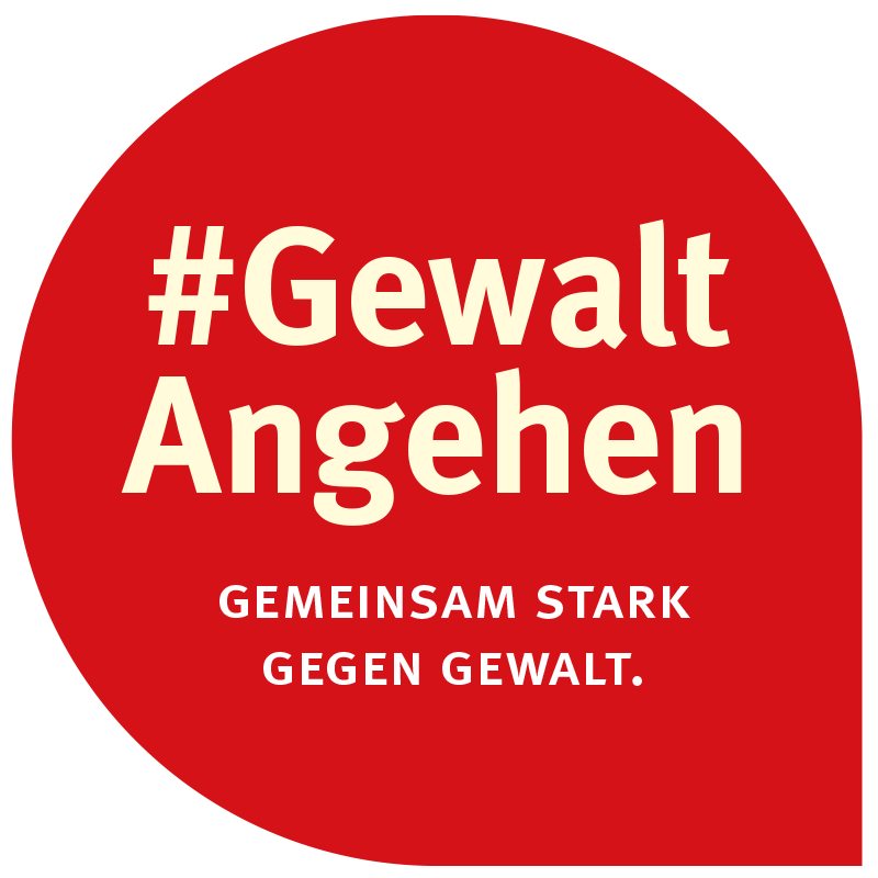 Logo Kampagne #GewaltAngehen